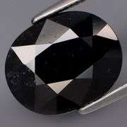 Silky smooth and on the move! 5.43ct diamond black Sapphire!