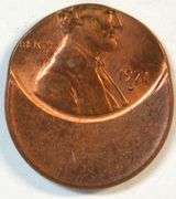 Gem BU 50% Off-Center 1971-D Lincoln Cent Error