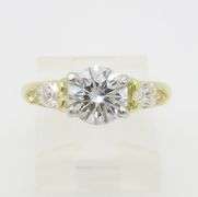 GIA Certified 1.35CTW Earth Mined Diamond Ring in 18k