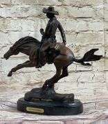 Cowboy Horse Bronze Sculpture