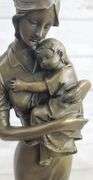 Mother and Child Bronze Sculpture