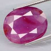 Pendant cut!Untreated! Totally translucent! 6.08ct Winza Ruby!