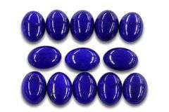 Natural Lapis Cabochons - Lot of 13