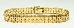 Stylish Italian-Made 14K Yellow Gold Bracelet