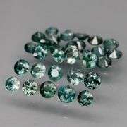 Heated only! 3.60ct blue green Sapphire set!