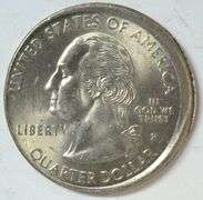 Scarce First-Year 1999 Delaware Quarter off-center Error. Gem BU