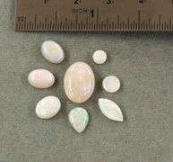 Natural Opal Cabochons - Lot of 7