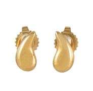Tiffany & Co. Elsa Peretti Comma Stud Earrings in 18K