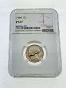 1950 Proof Jefferson Nickels, NGC PF67