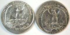 2 Choice BU 1994-P Off-Center Washington Quarter Errors