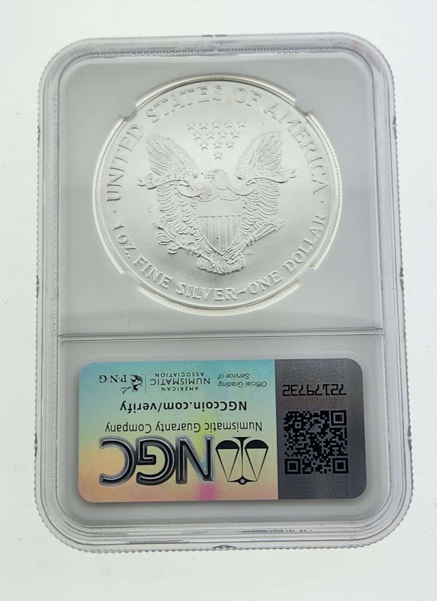 1994 American Silver Eagle, NGC MS69 