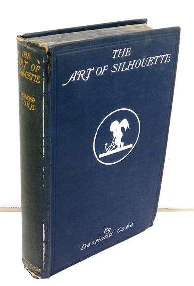 1913 The Art of Silhouette Antique Book