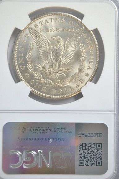 Real nice nearly Gem BU 1900 Morgan Silver Dollar. NGC MS64