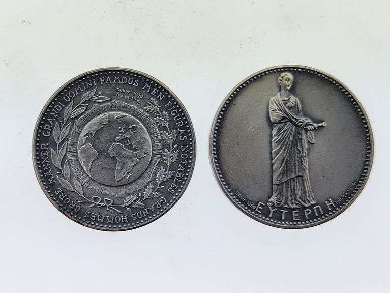 Beethoven & Goethe Pure Silver Coins