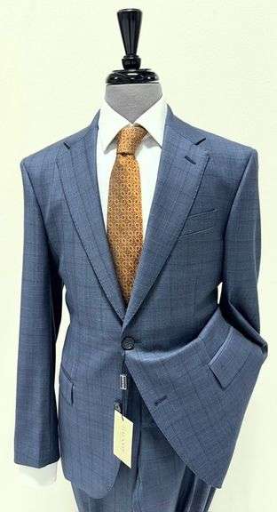 New Arrival Navy Plait  Modern Fit Sit, Made in Italy