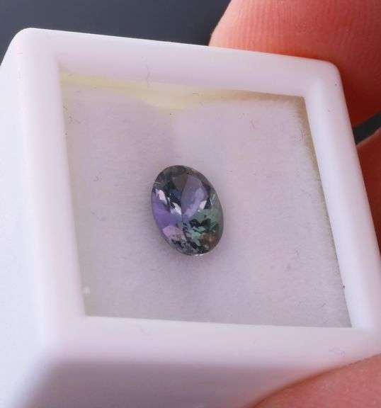 Rich 1.15ct blue green Tanzanite -and it's UNTREATED!!!