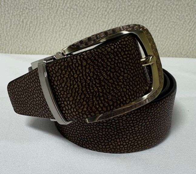 Fine Quality Reversable Leather Belt, Made In Italy