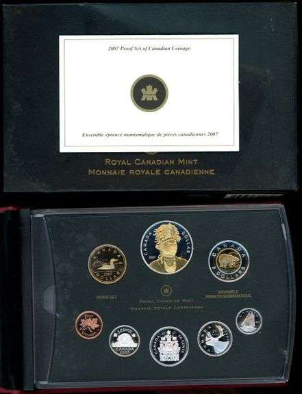 2007 Royal Canadian Mint Proof Set in Original Packaging