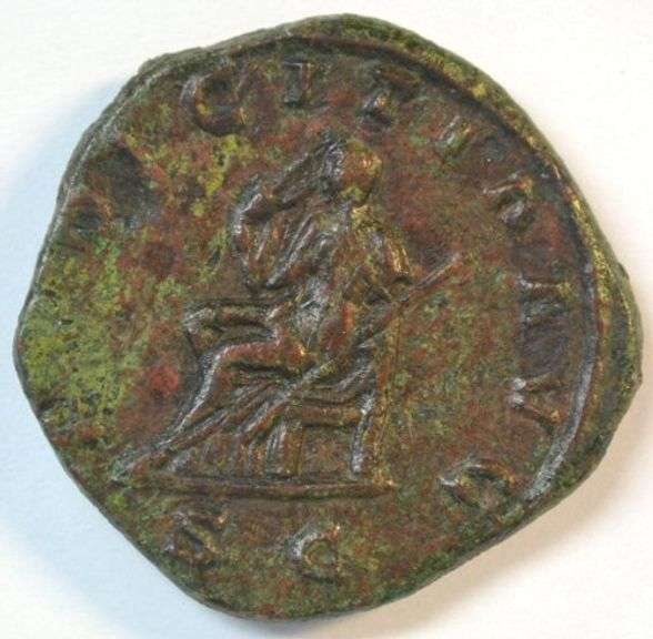 High grade large Roman Bronze Sestertius of Empress Herennius Etrucillar, 249-251 AD