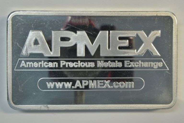 Prooflike APMEX pure .999 fine silver 10 Troy Oz bar in plastic