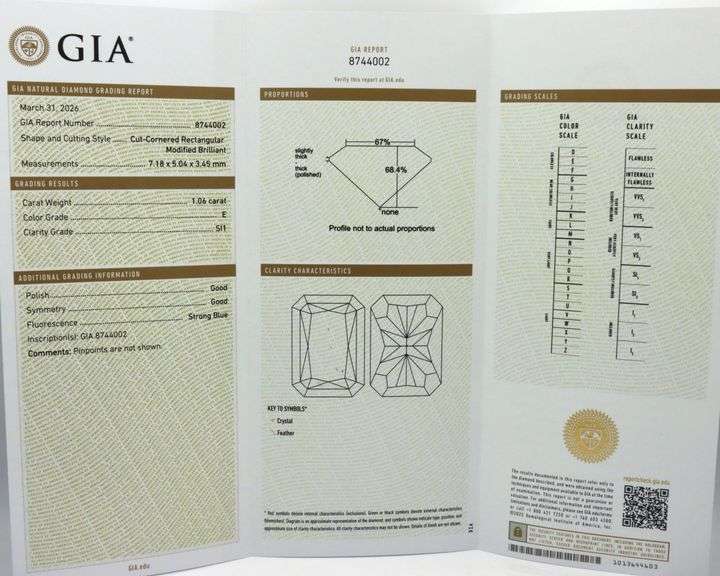 GIA Certificate Platinum 1.06ct Rectangular Cut Lab Diamond in Double Halo Split Shank Diamond Ring