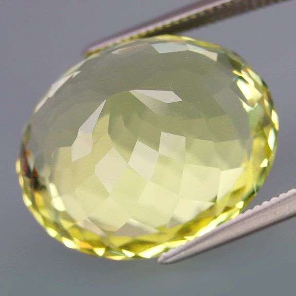 Large and sparkling! 16.37ct lemon yellow Citrine!
