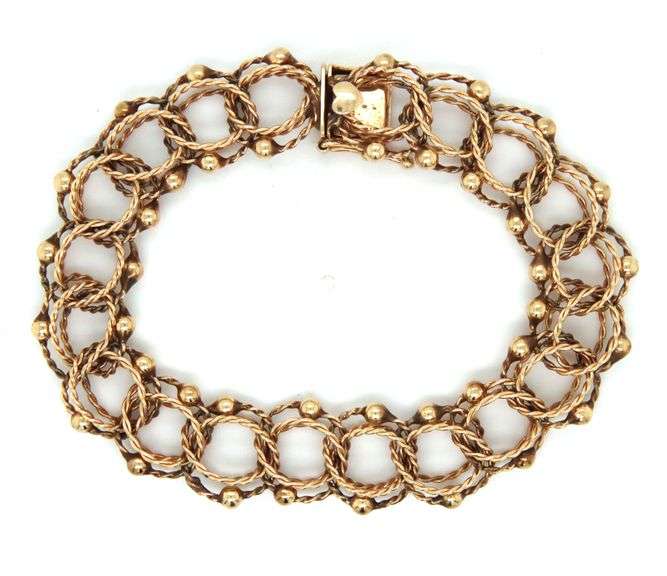 In Demand, Estate 14K YG Charm Bracelet