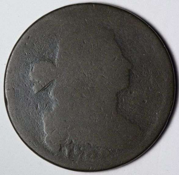 1798 Draped Bust Large Cent  Early U.S. Copper Coin Scarce 18th Century Issue AG Details