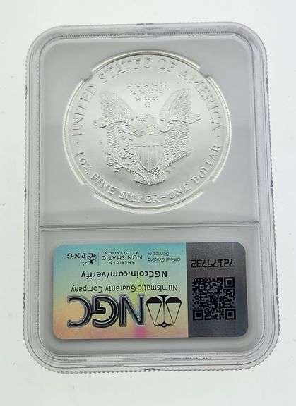 1994 American Silver Eagle, NGC MS69 "Red Book Label"
