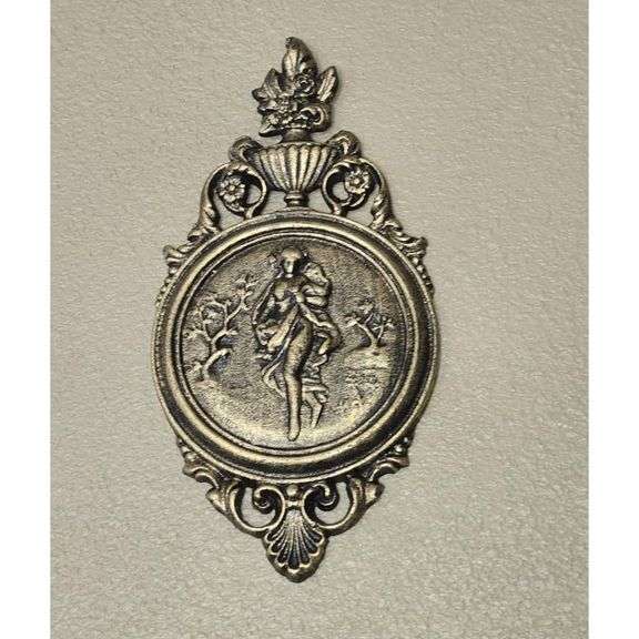 Cast Iron Wall Plaque French Country Style