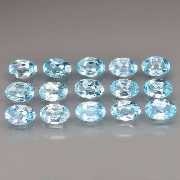High fire and full of desire! Look at this vibrant 8.42ct Topaz set!