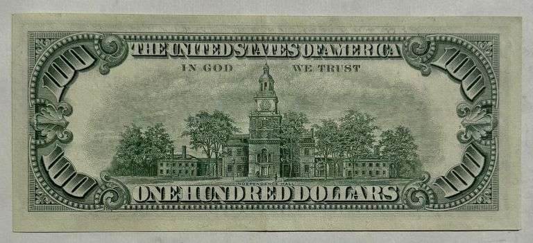 1966 Red Seal Fowler US Note$100