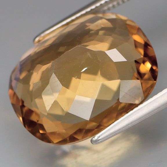 Substantial 10.32ct VS grade top color Madeira Citrine!