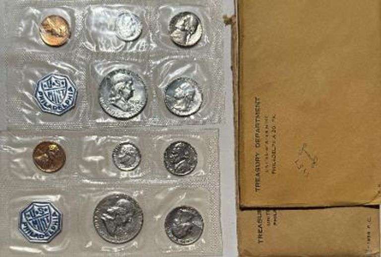 1956 1957 US Proof Sets