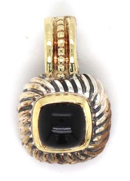David Yurman black onyx pendant
