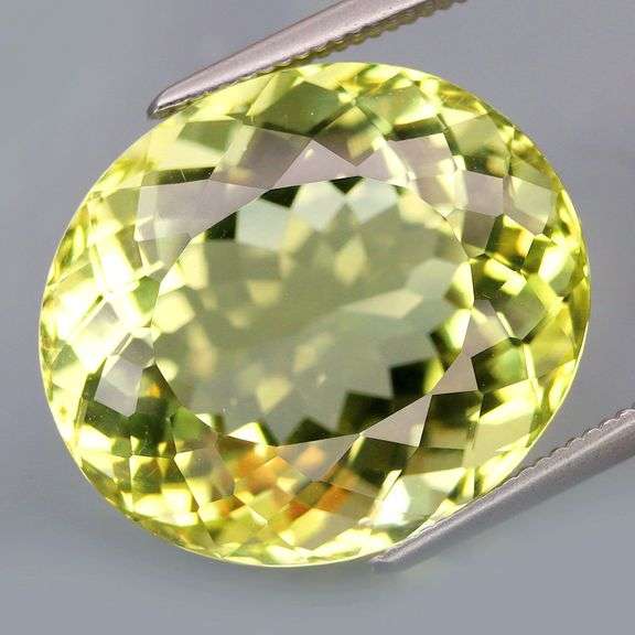 Large and sparkling! 16.37ct lemon yellow Citrine!