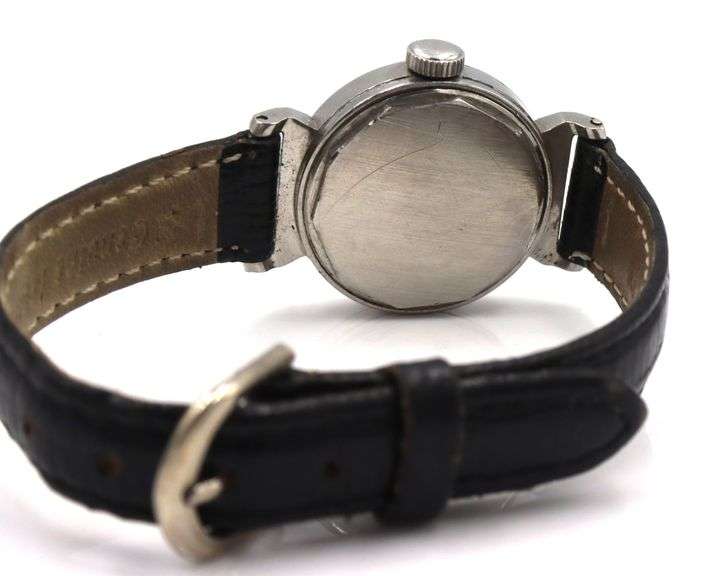 Tiffany & Co by Movado Mechanical movement on leather strap watch