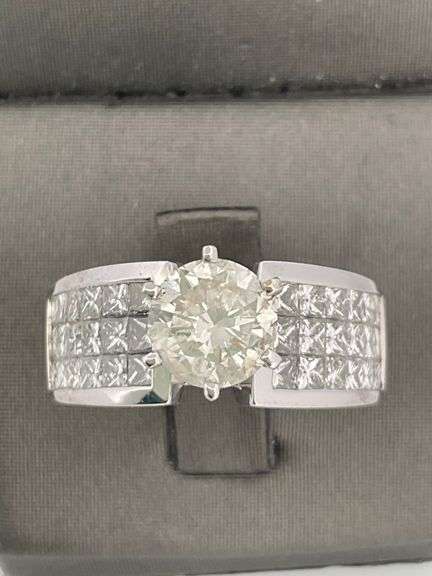 Brand New Certified 3.5+ CTTW Natural Diamond Ring
