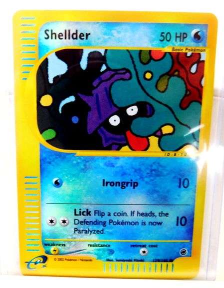 Pokémon 2002 Shellder E-Reader Expedition Card