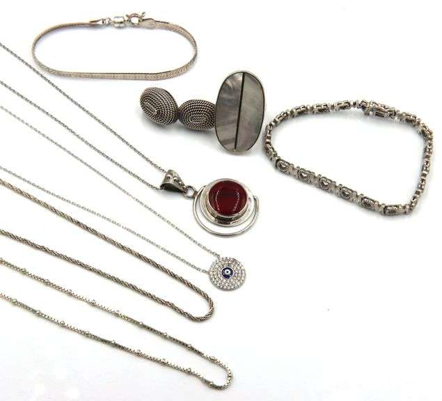 Group lot of Vintage 925 sterling silver mixed jewelry