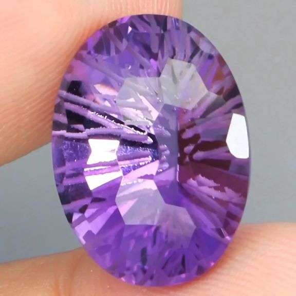 Uniquely cut with a classic flair! 12.45ct Amethyst from Uruguay!