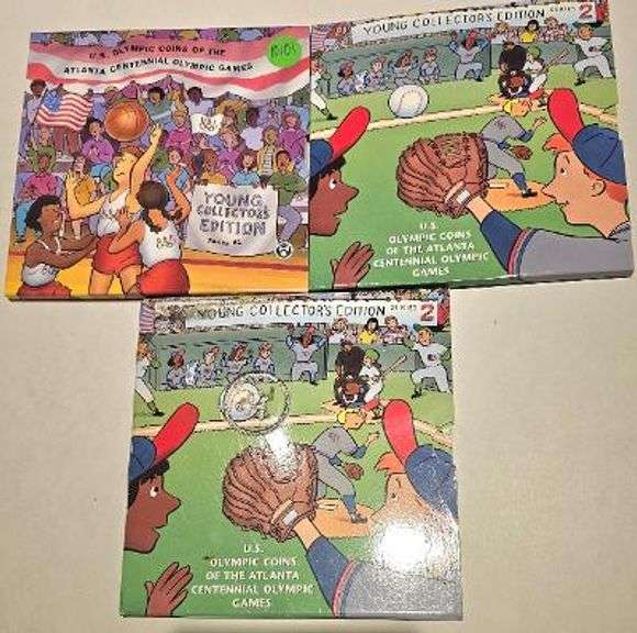 Two 1996 S Atlanta Olympics Young Collector's Edition Sets.