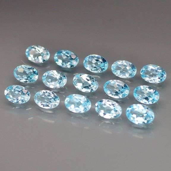 High fire and full of desire! Look at this vibrant 8.42ct Topaz set!