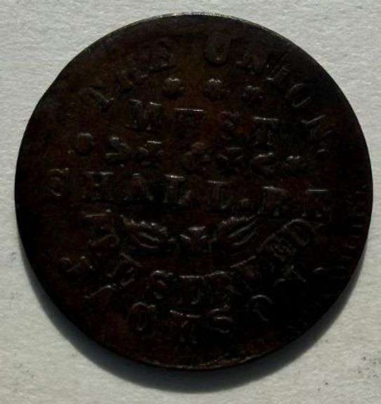 1863 Washington Patriotic Thin Planchet CWT