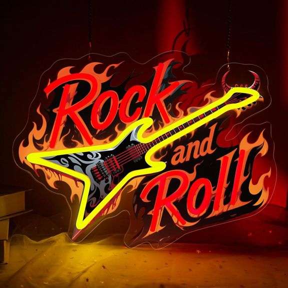 Electric Guitar LED Neon Sign