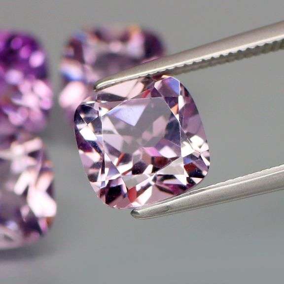 Large! Classic cushion cut! 8.03ct Amethyst set!