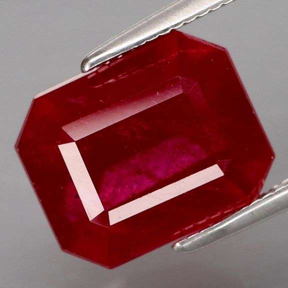 Glowing 6.46ct top blood red Ruby from Madagascar