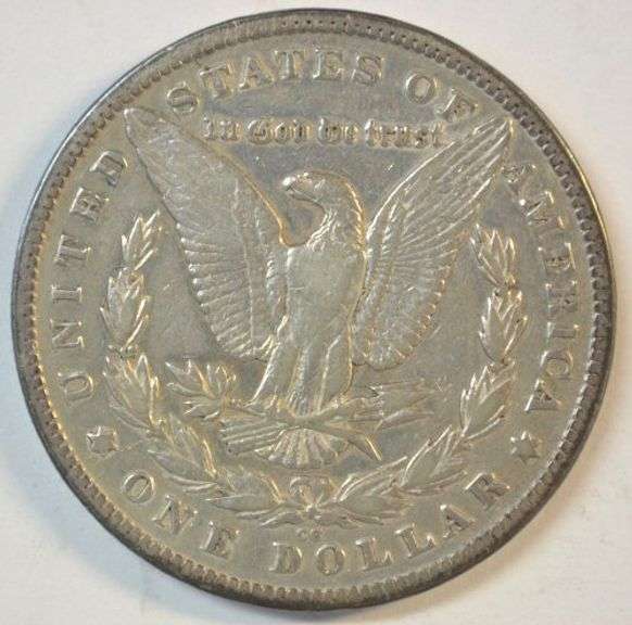 Scarce upper end circ 1880-CC Morgan Silver Dollar. Key date