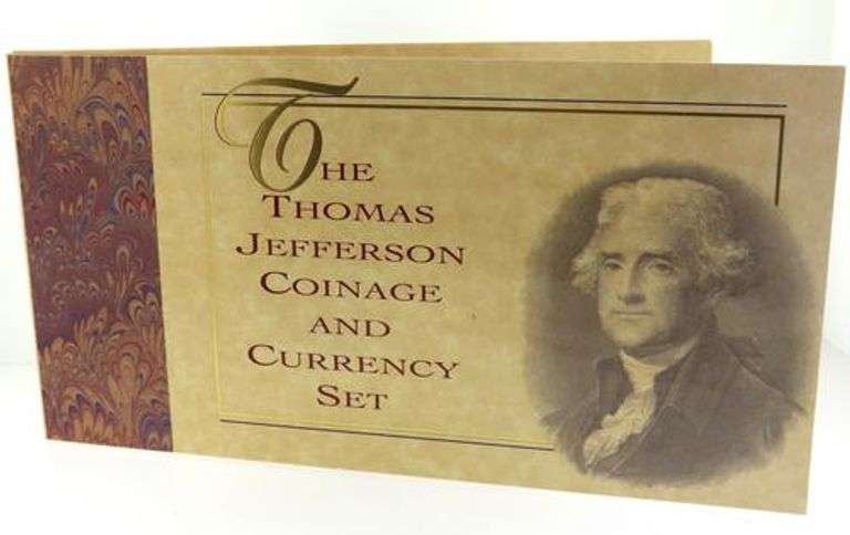 1993 Thomas Jefferson Coin & Currency Set.