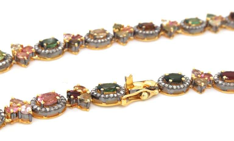 Fabulous Brand New European Direct From Manufacturer 24.80CTW Oval, Pear Shaped Faceted Multi-Colore
